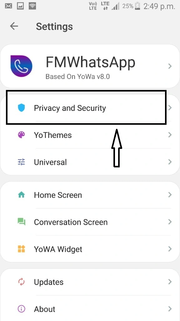 Go to privacy settings. First, click settings, then privacy, and click on the notification.
