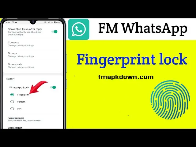 How do you enable fingerprint lock on WhatsApp?