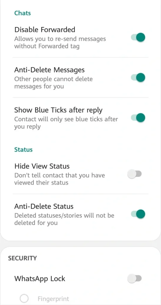 Anti-Delete Messages and Statuses
